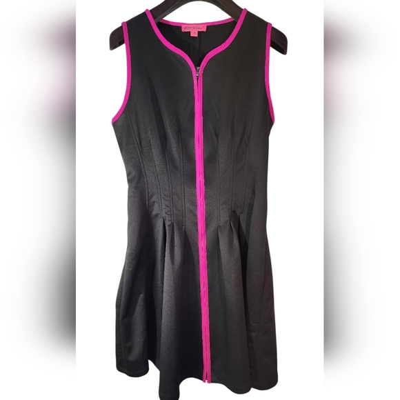 Betsey Johnson Sleeveless Black A Line Dress .8 - Picture 4 of 14